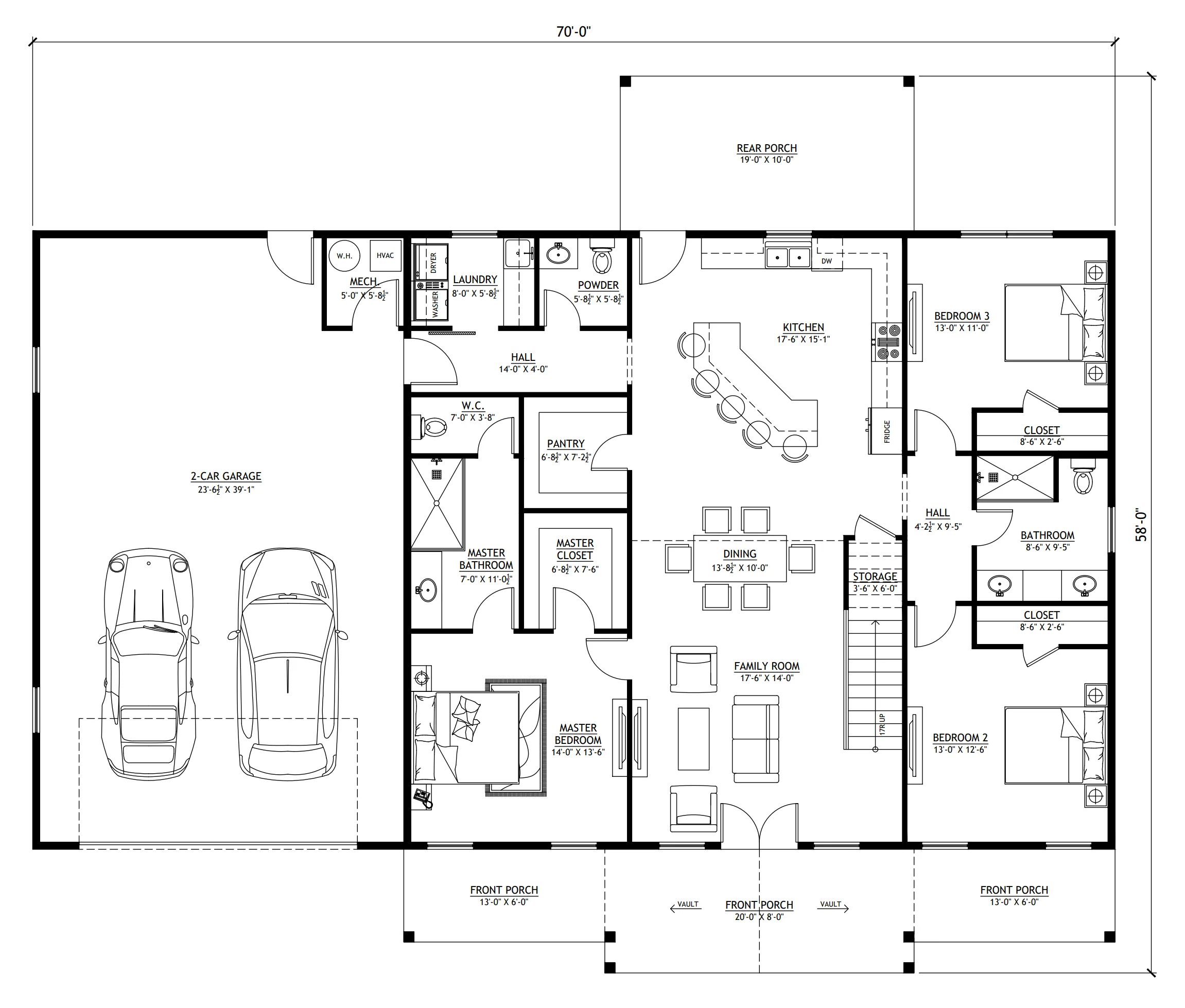 PL-64006 Sagewood Barndominium House Plan - Image 10