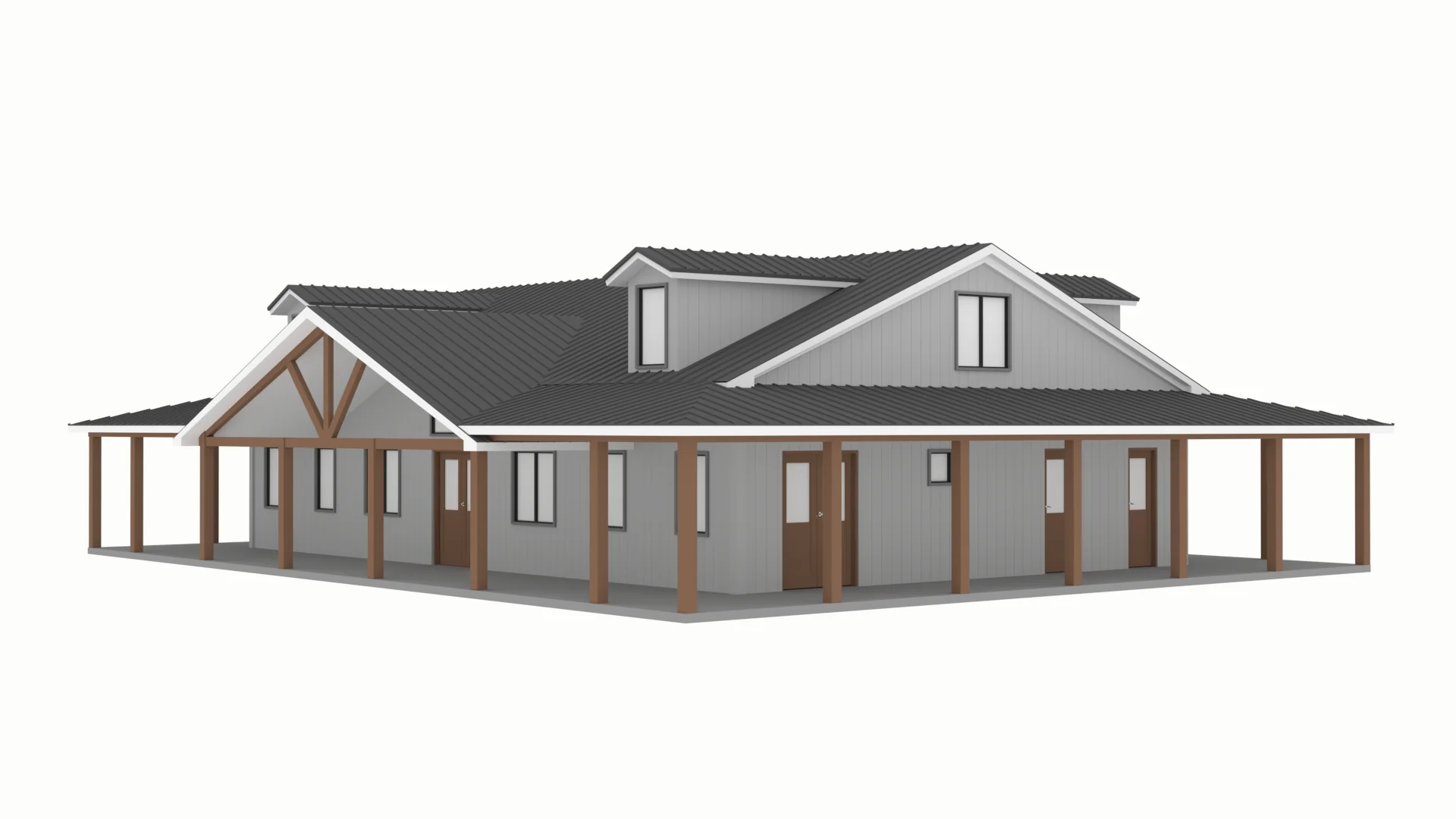 PL-64015 Sedona Barndominium House Plan - Image 6