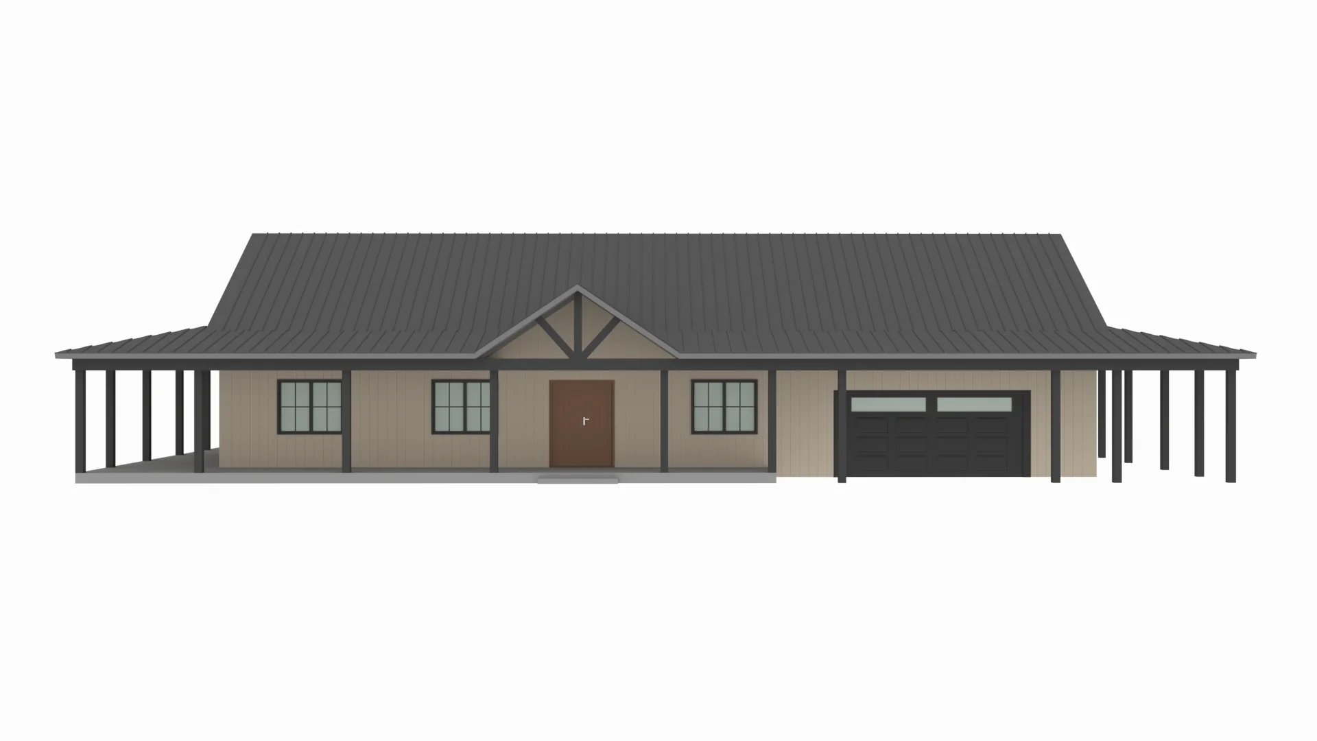 PL-64017-L Lee Barndominium House Plan - Image 5