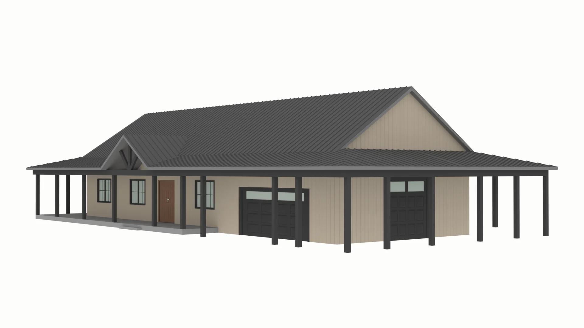 PL-64017-L Lee Barndominium House Plan - Image 6