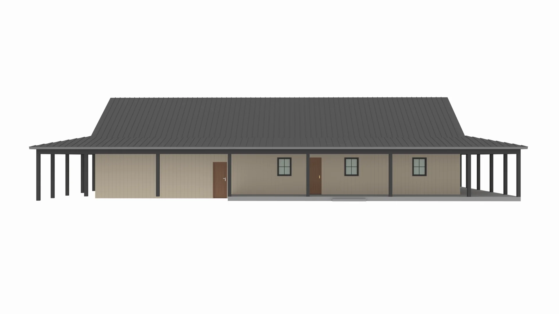 PL-64017-L Lee Barndominium House Plan - Image 7