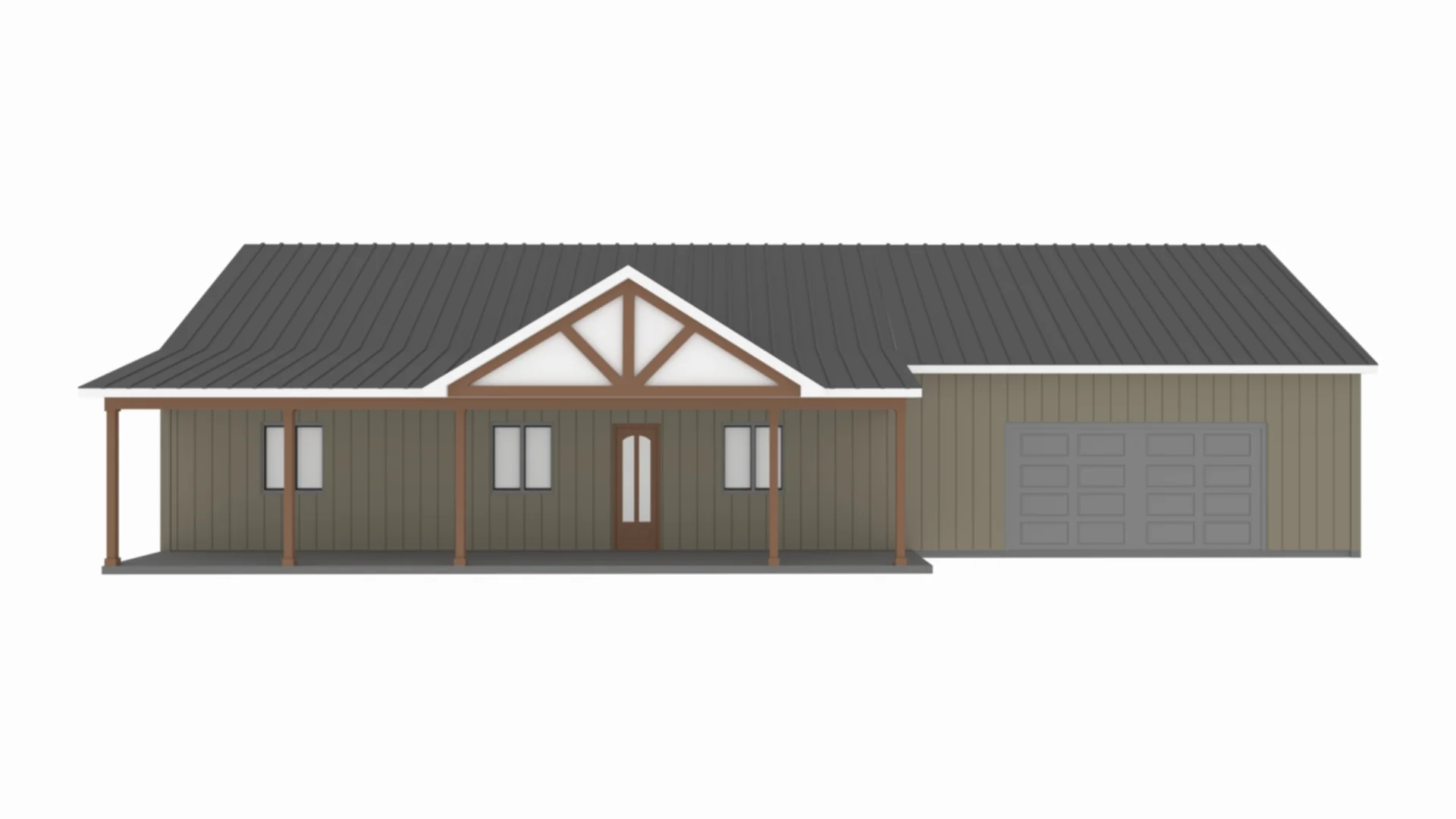 PL-64017 Pecan Barndominium House Plan - Image 5