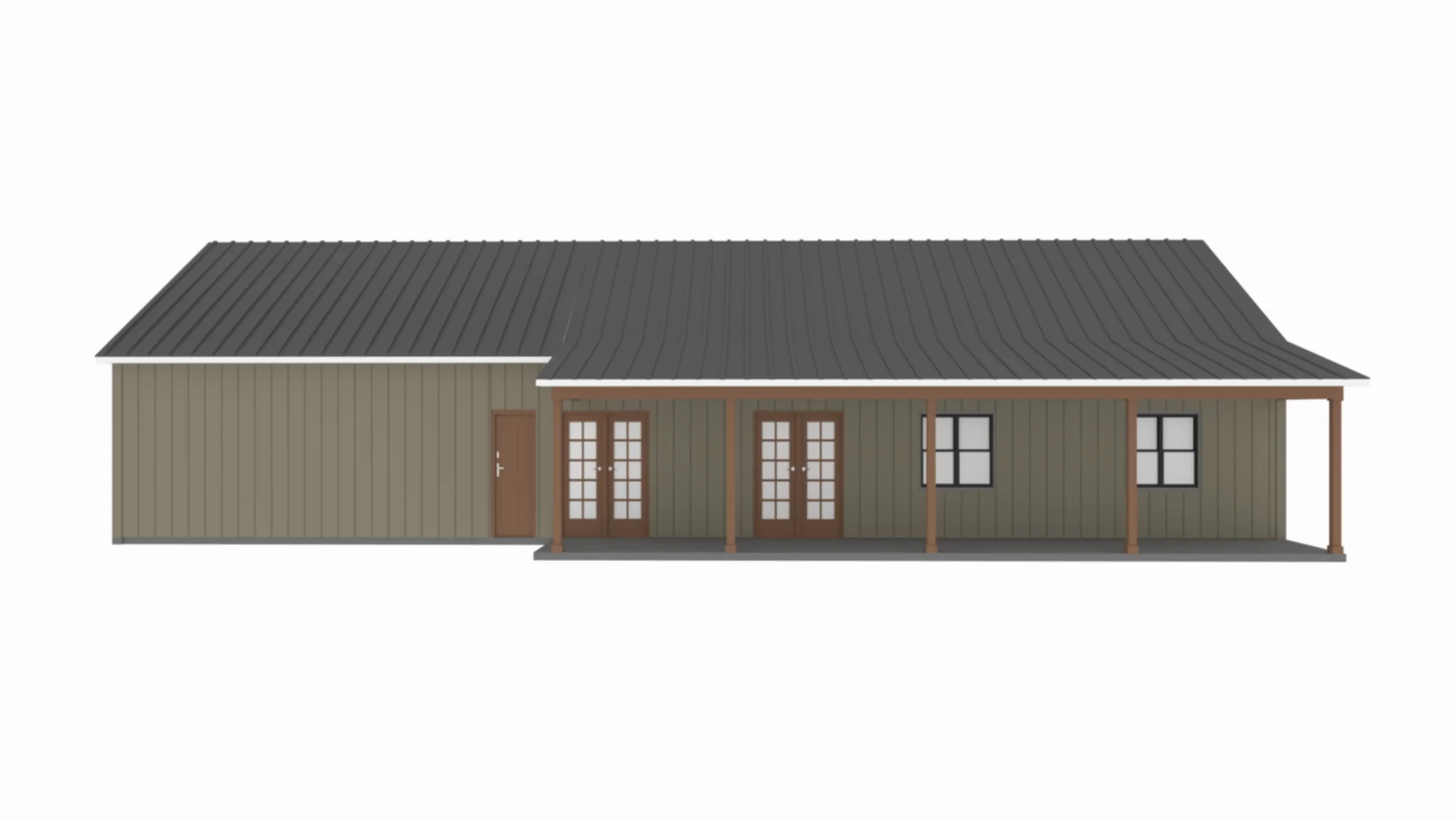 PL-64017 Pecan Barndominium House Plan - Image 7