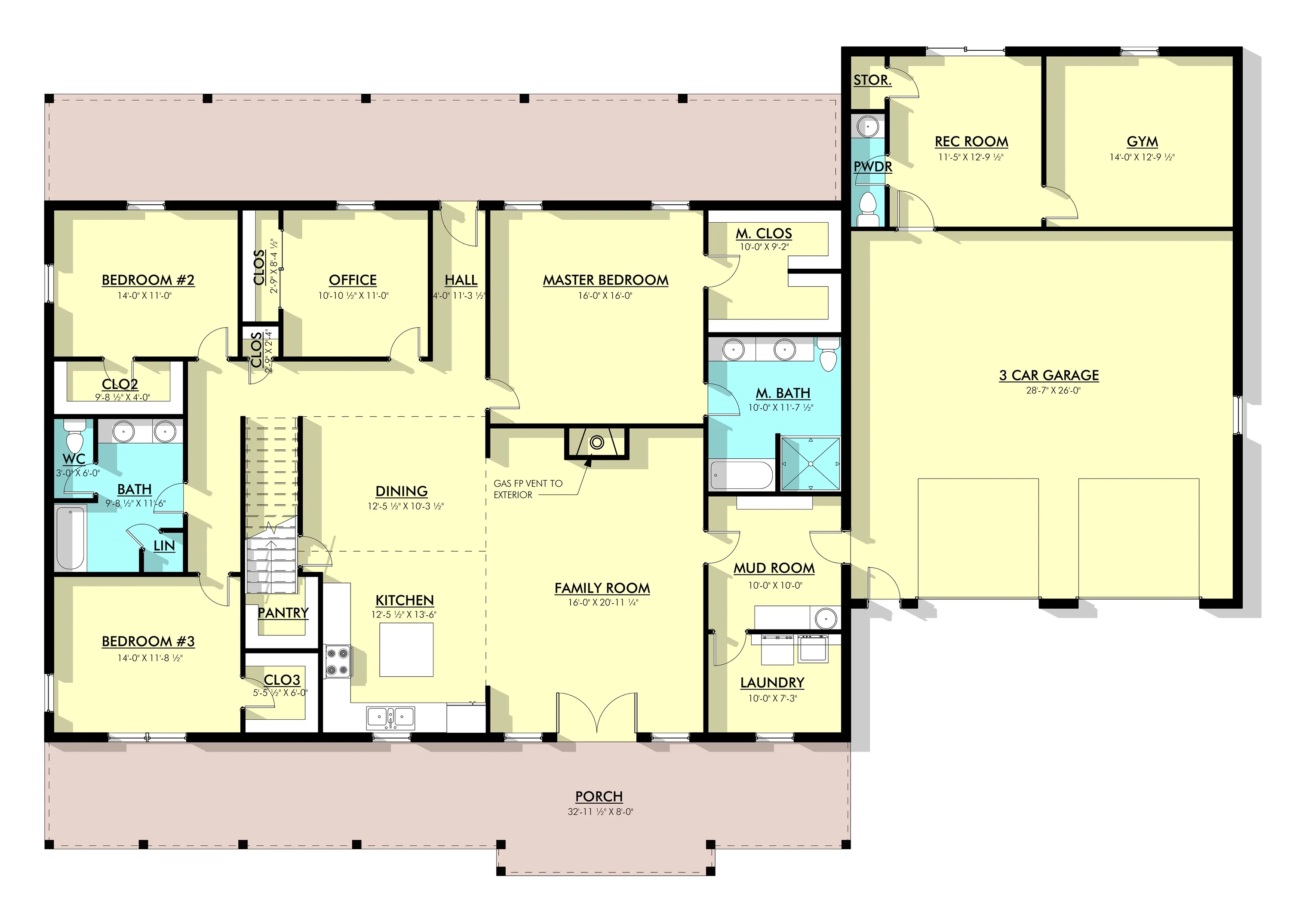 PL-64020 Nussfield Barndominium House Plan - Image 11