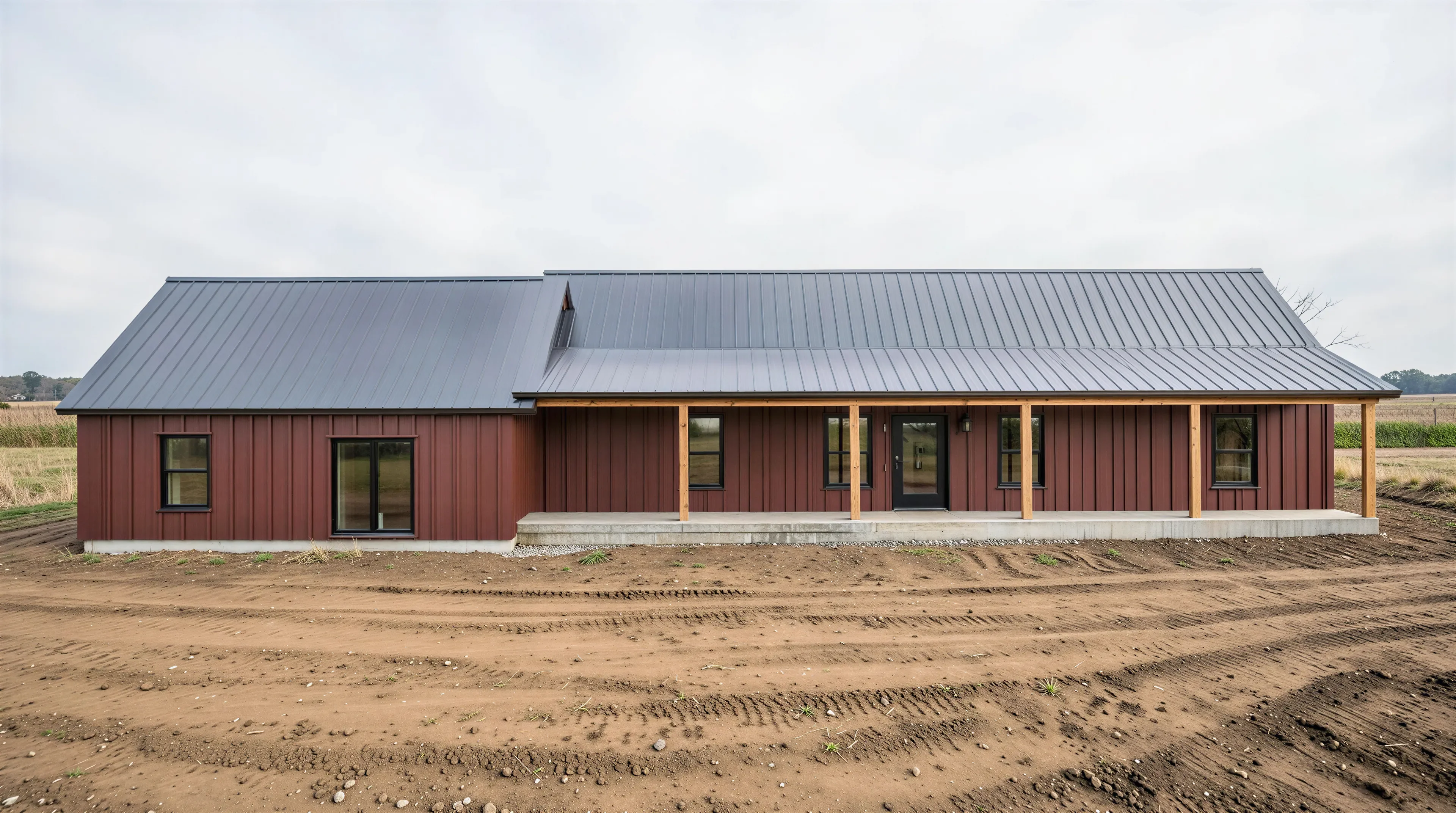 PL-64020 Nussfield Barndominium House Plan - Image 3