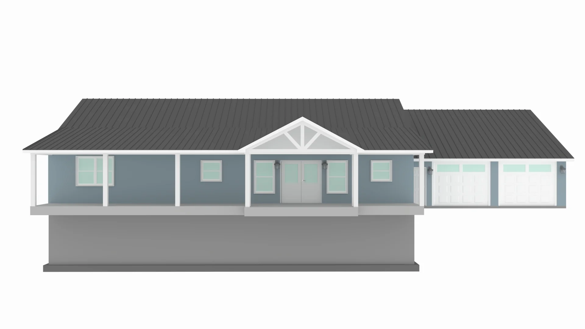 PL-64020 Nussfield Barndominium House Plan - Image 5