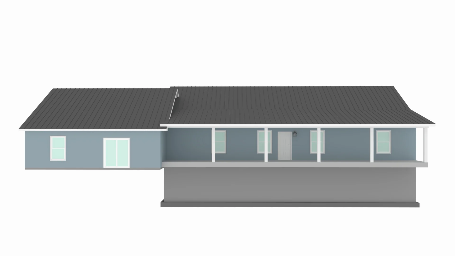 PL-64020 Nussfield Barndominium House Plan - Image 7