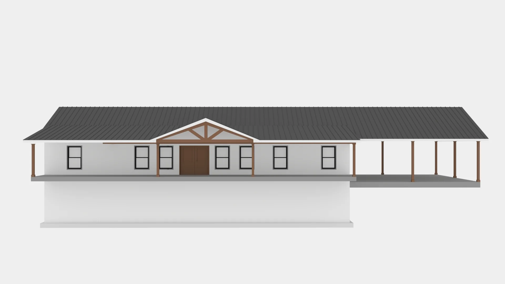 PL-69195 Sawyer Barndominium House Plan - Image 6