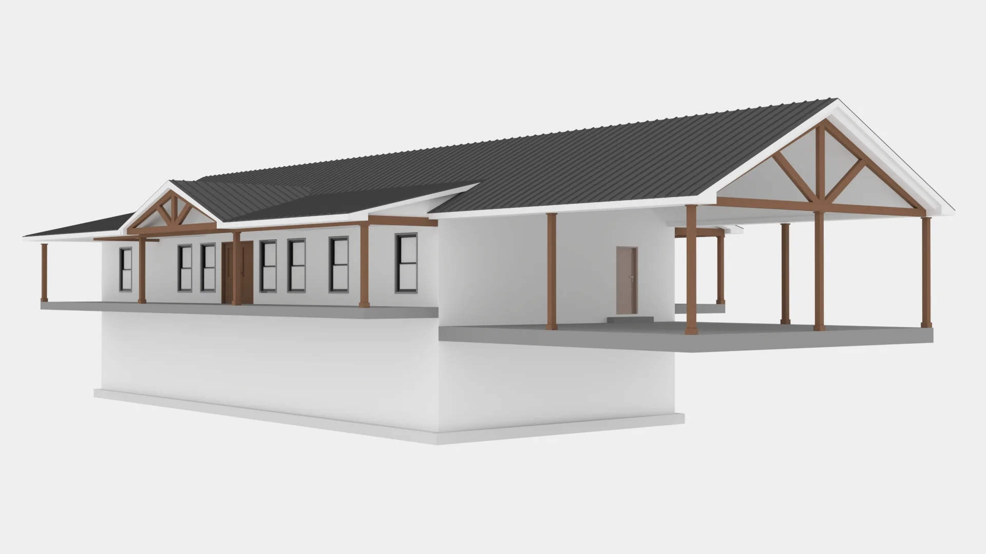 PL-69195 Sawyer Barndominium House Plan - Image 7