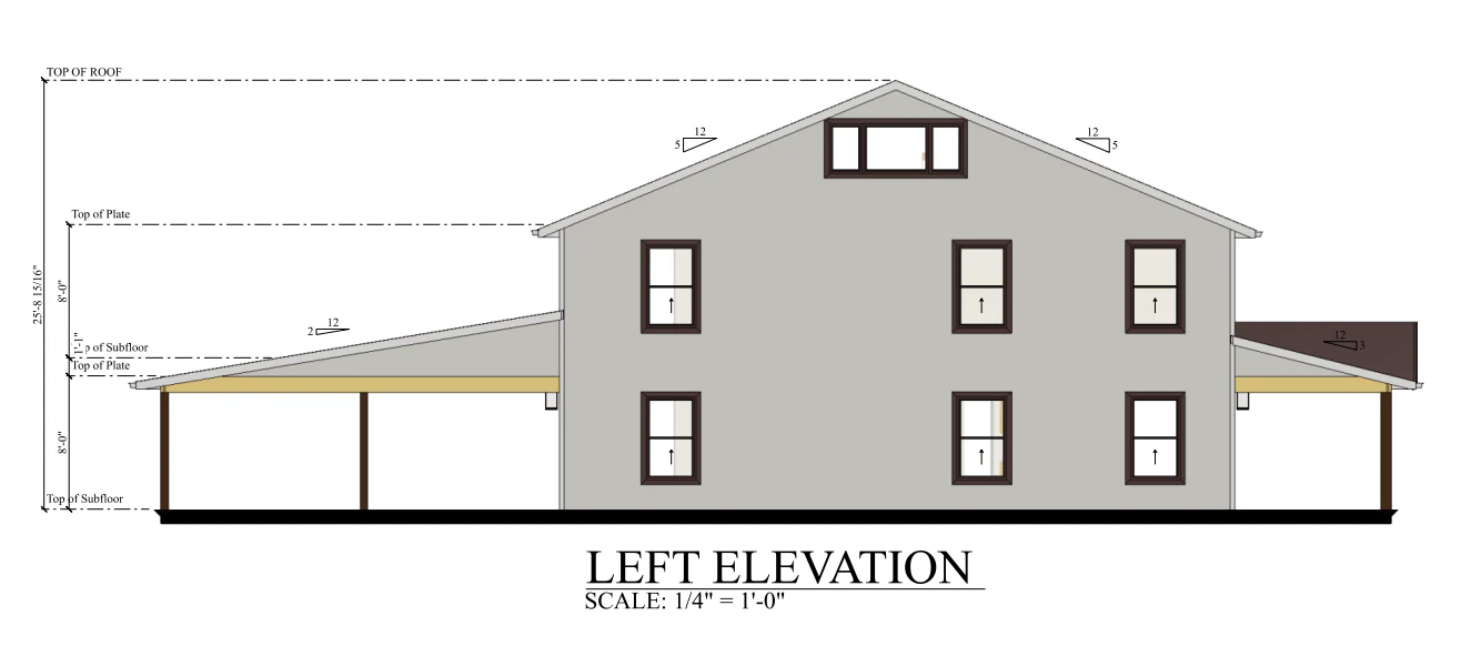 PL-69197 Bexley Barndominium House Plan - Image 12