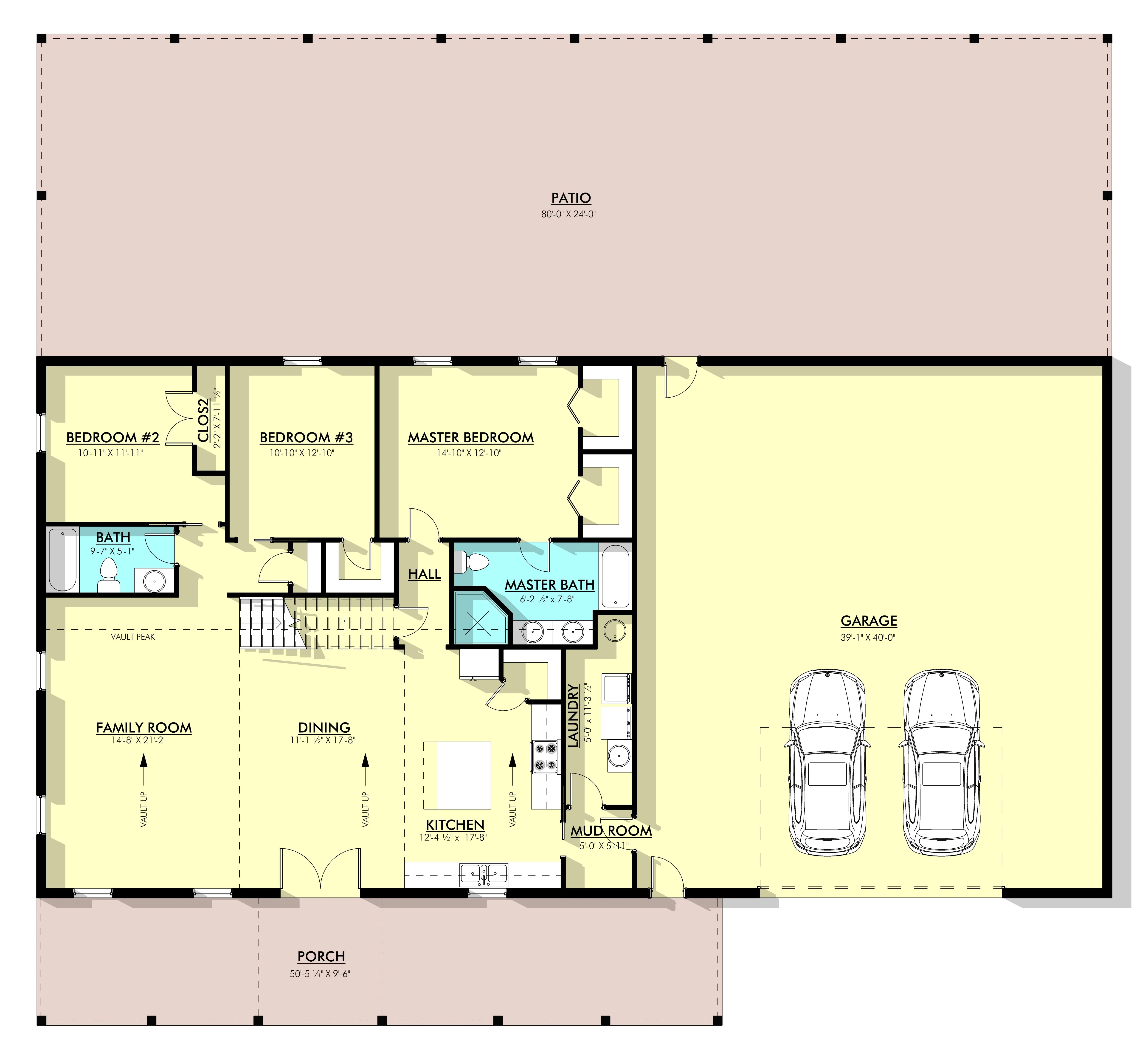 PL-69197 Bexley Barndominium House Plan - Image 14