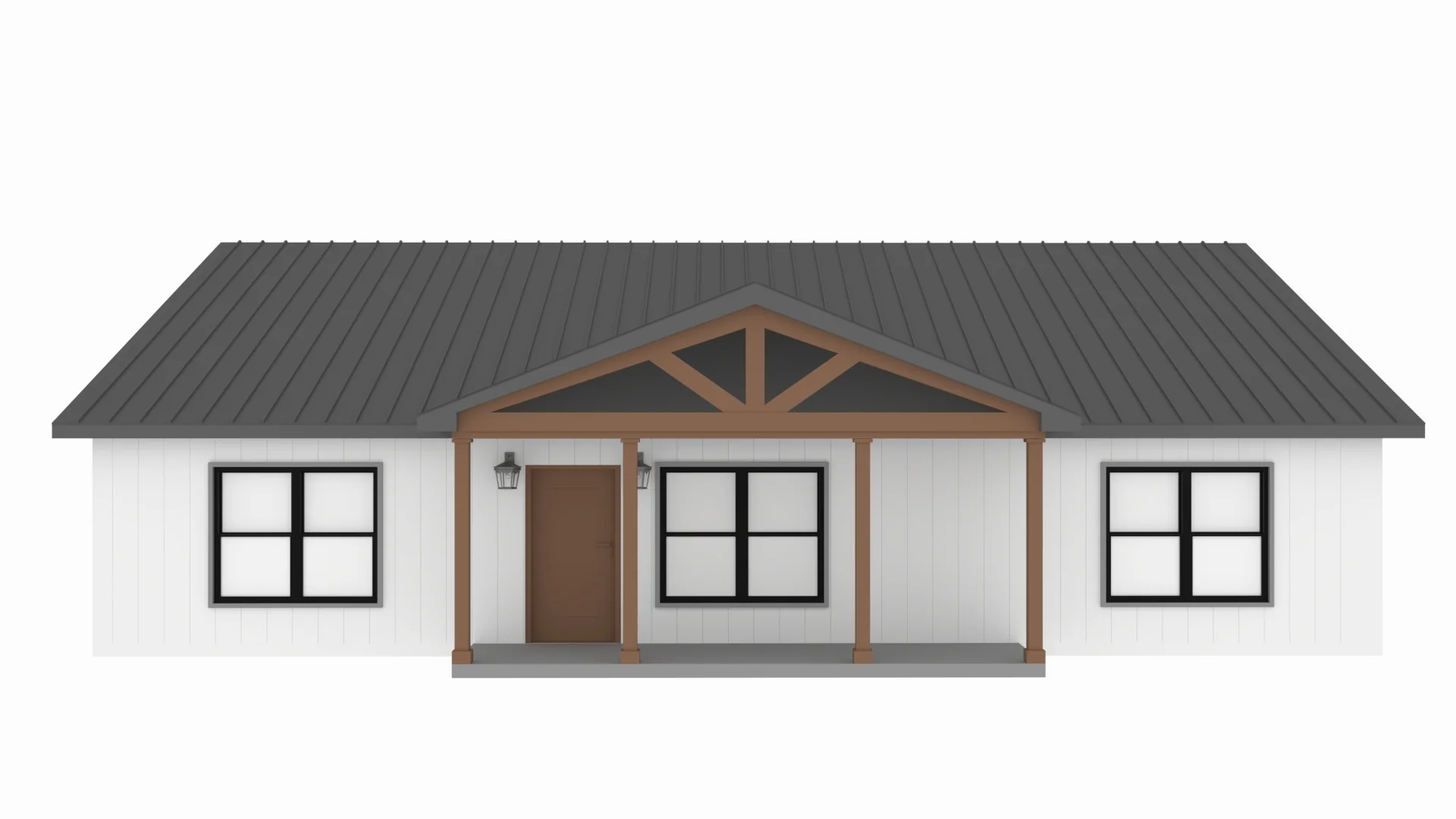 PL-69199 Victoria Barndominium House Plan - Image 2