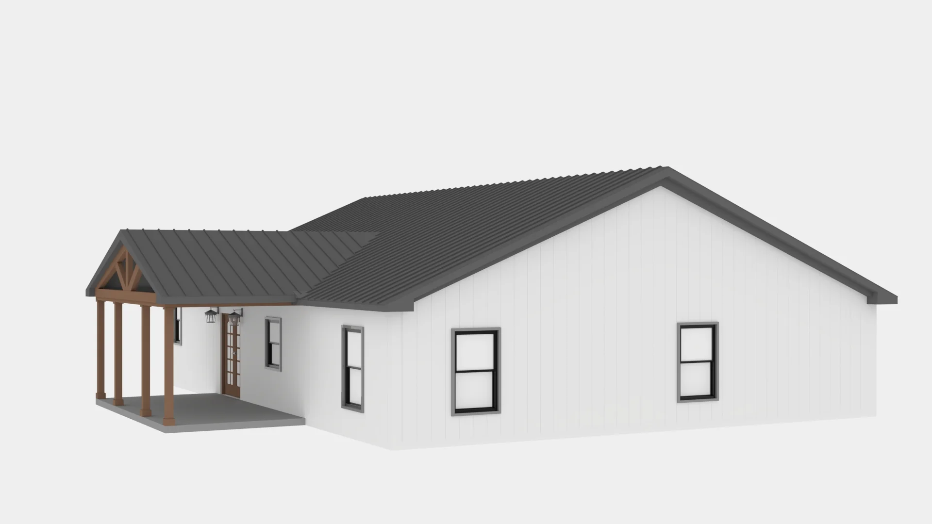 PL-69199 Victoria Barndominium House Plan - Image 3