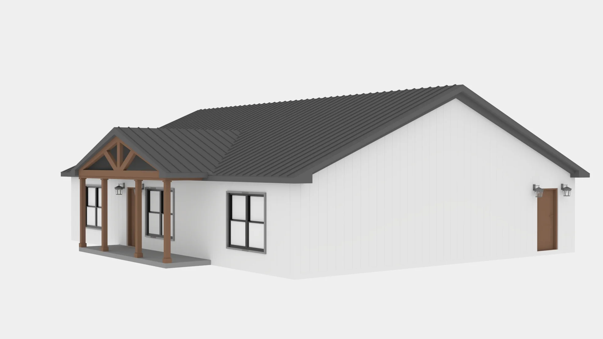 PL-69199 Victoria Barndominium House Plan - Image 4