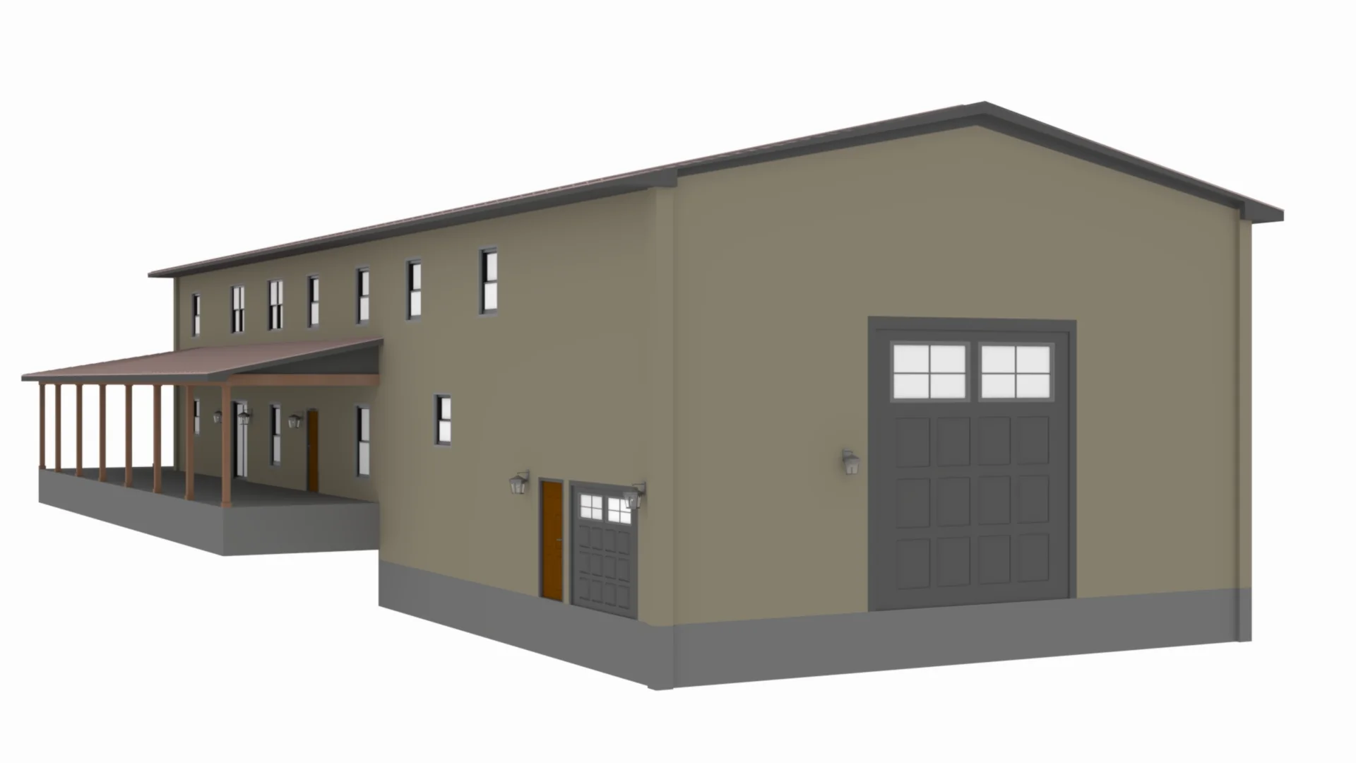 PL-69200 Darwin Barndominium House Plan - Image 6