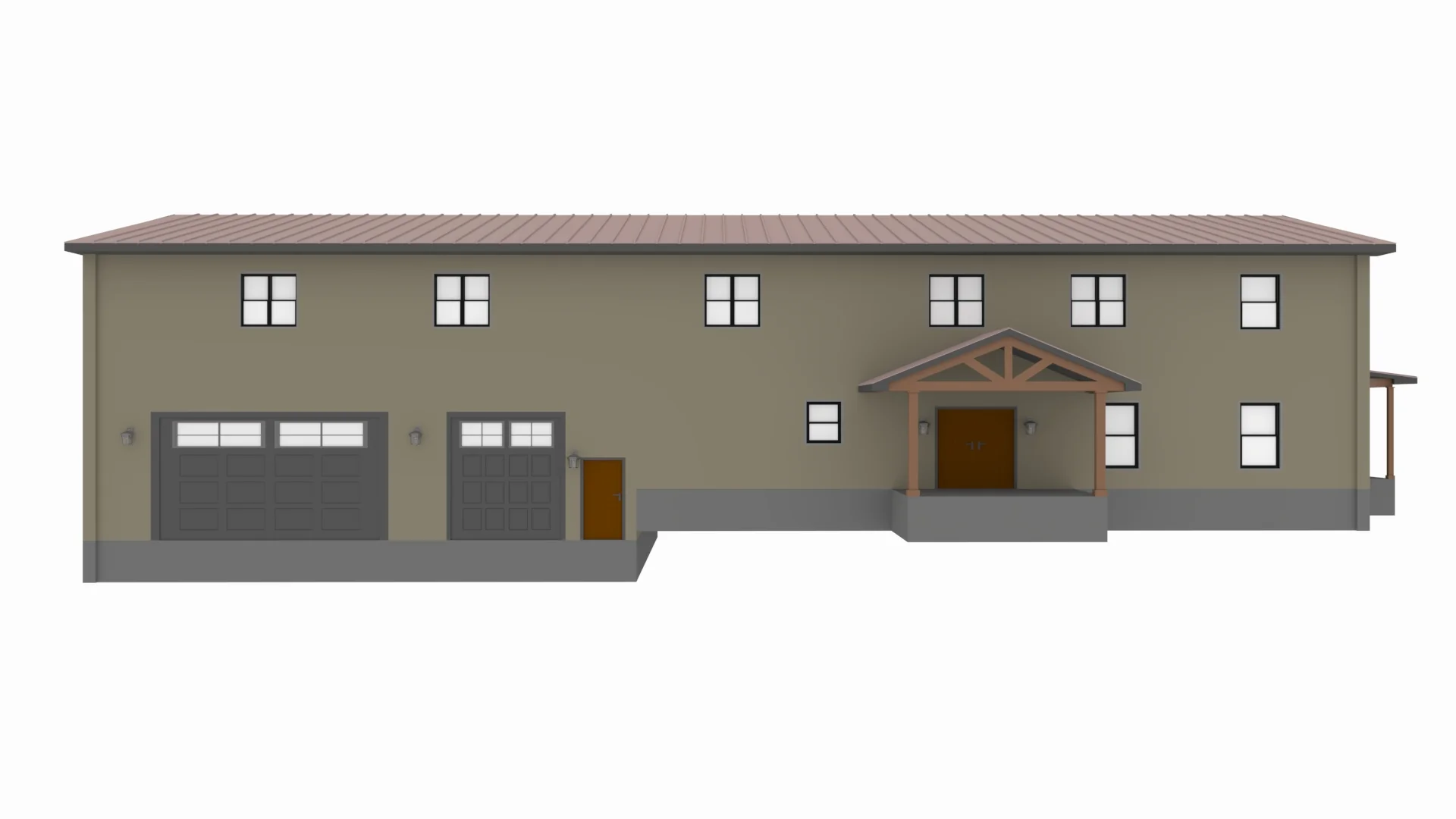 PL-69200 Darwin Barndominium House Plan - Image 7