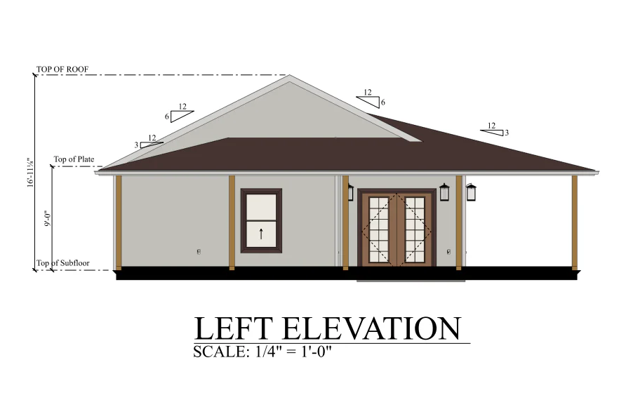 PL-69202 Marcell Barndominium House Plan - Image 10