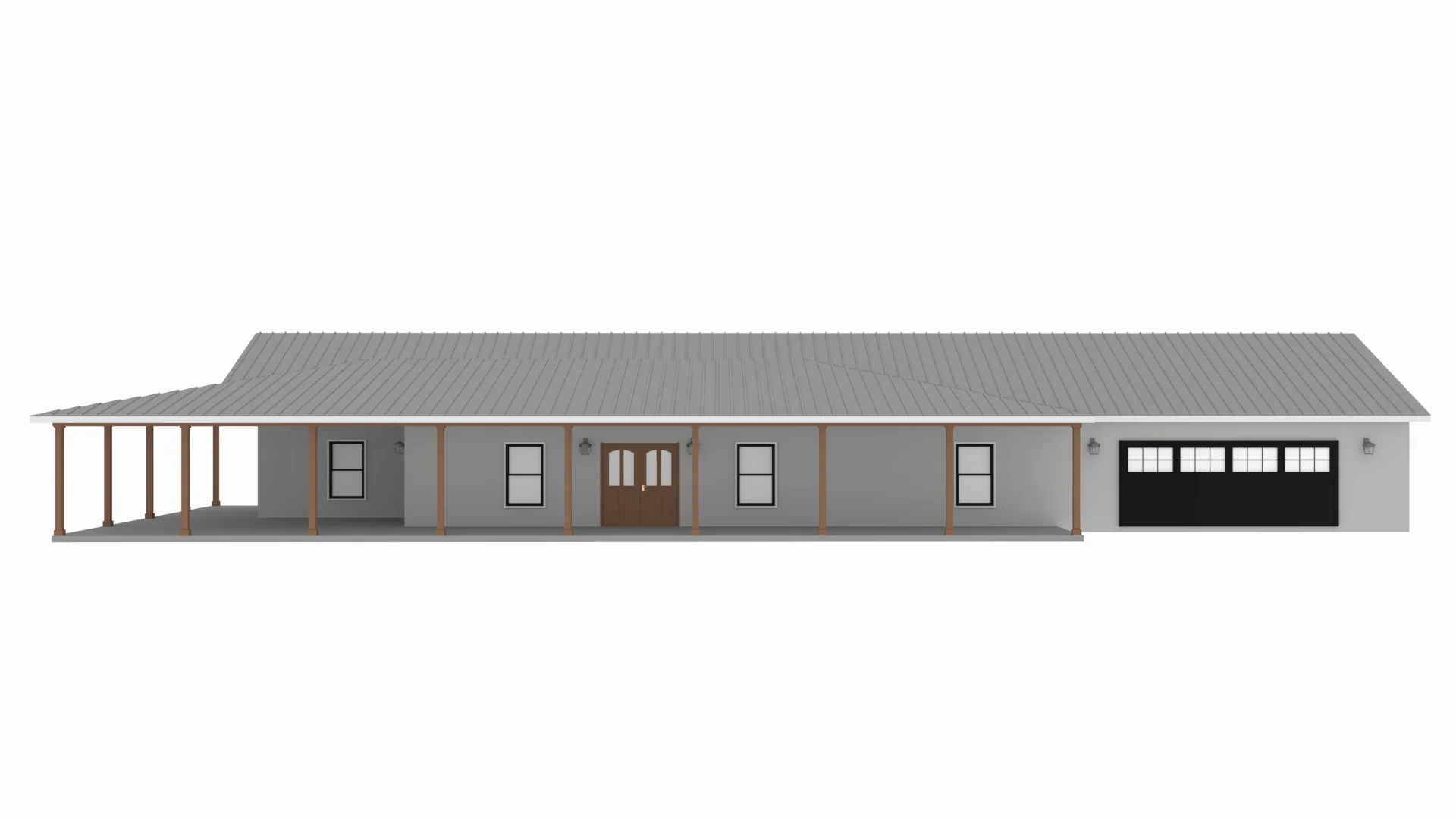 PL-69202 Marcell Barndominium House Plan - Image 4