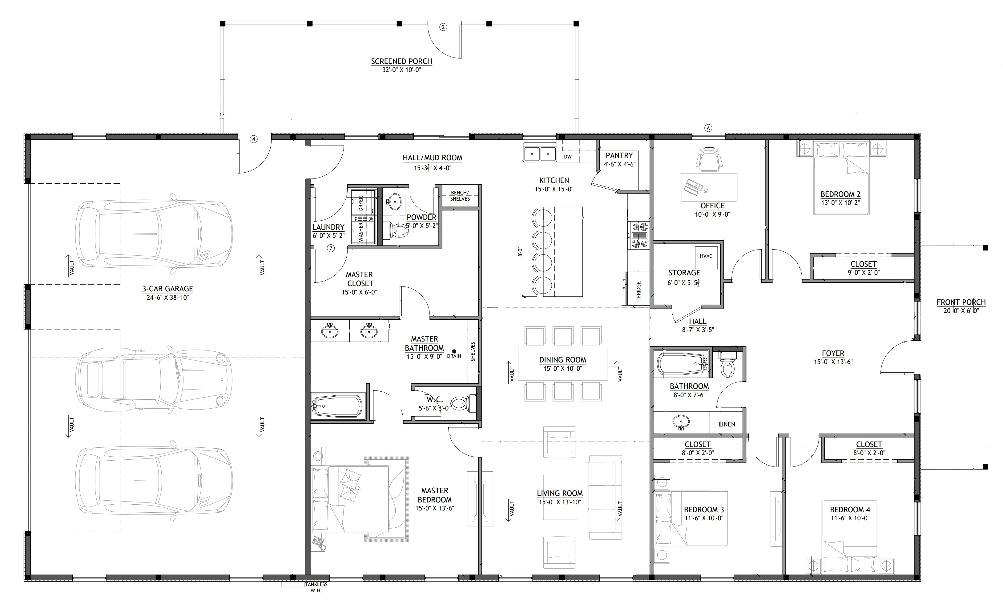 PL-71009 Hunter Barndominium House Plan - Image 9