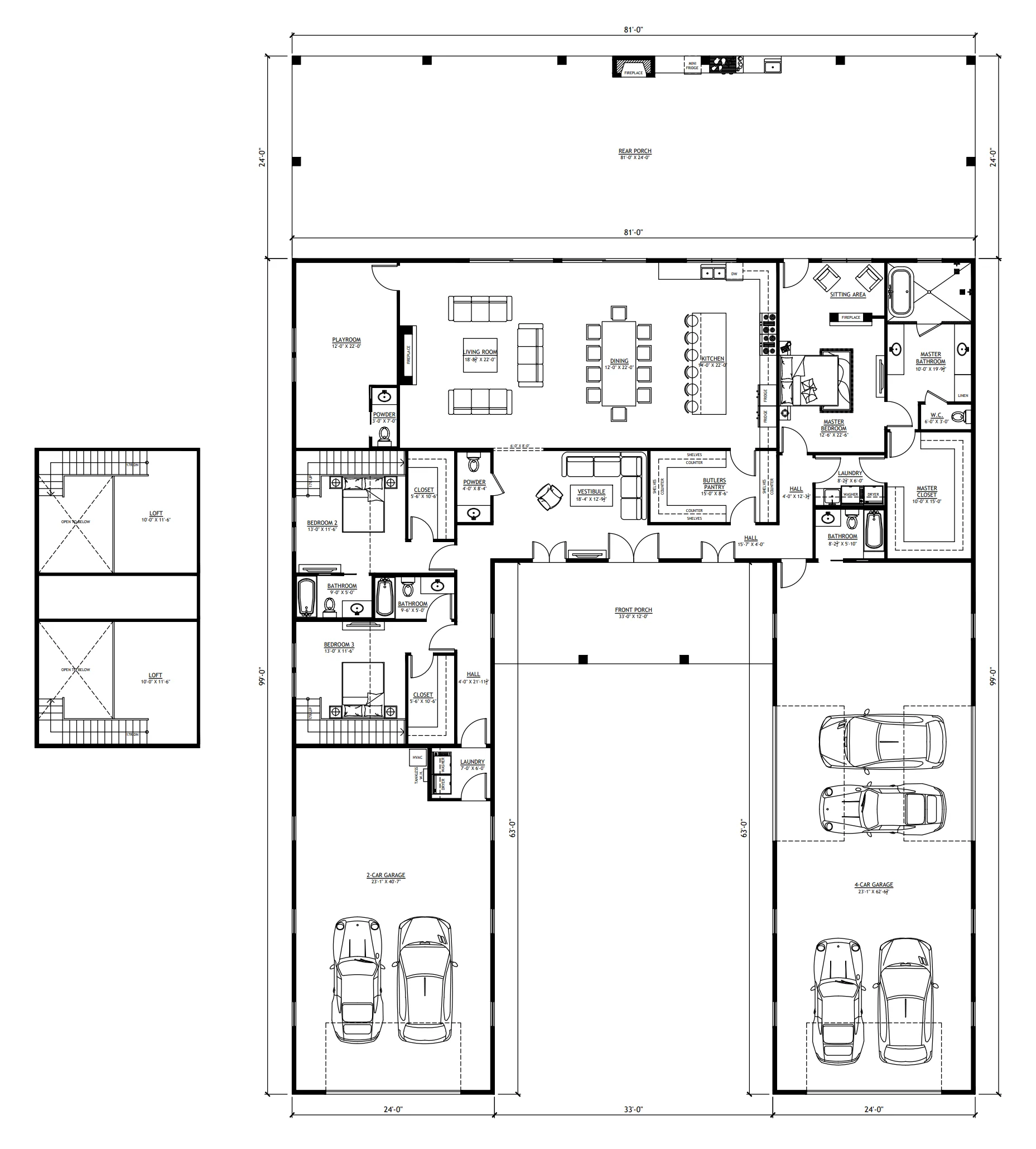 PL-71101-A Alejandra Barndominium House Plan - Image 11