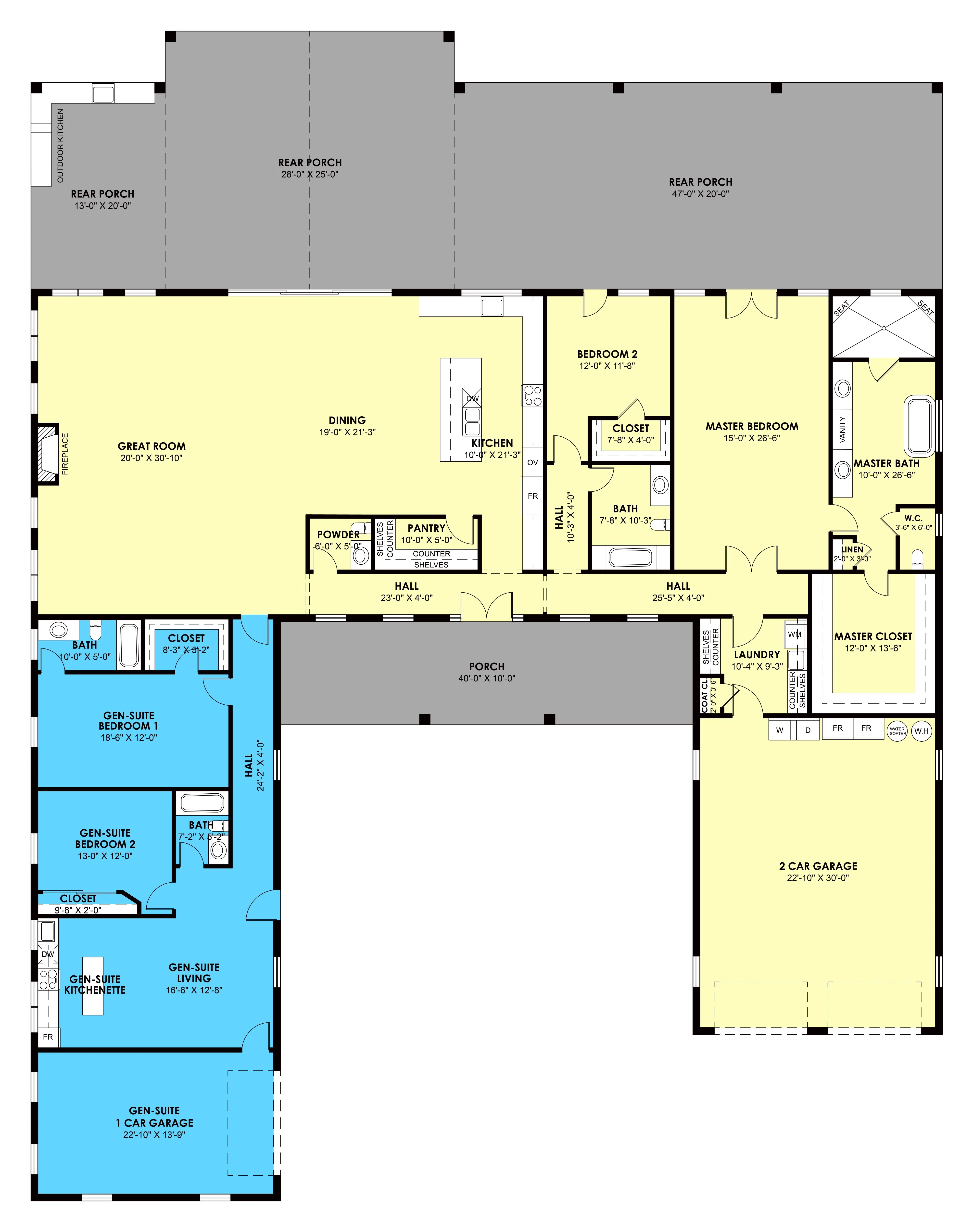 PL-71101-PGS Barndominium House Plan - Image 3