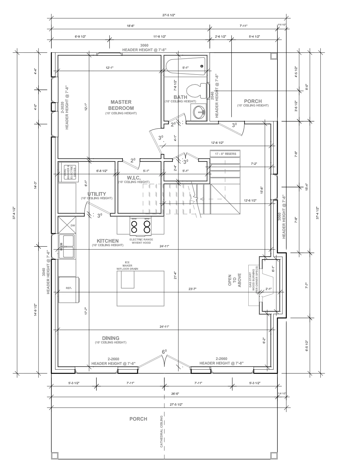 RP-10007 Beaumont Barndominium House Plan - Image 17