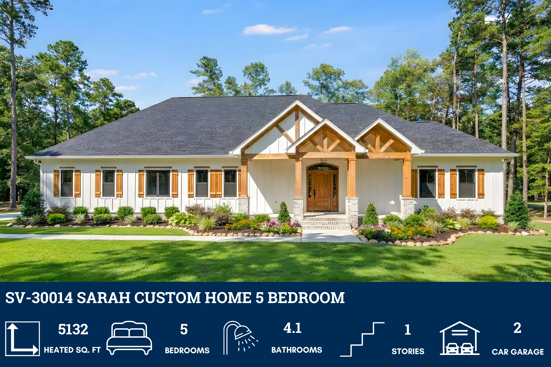 SV-30014 Sarah Custom Home Plan