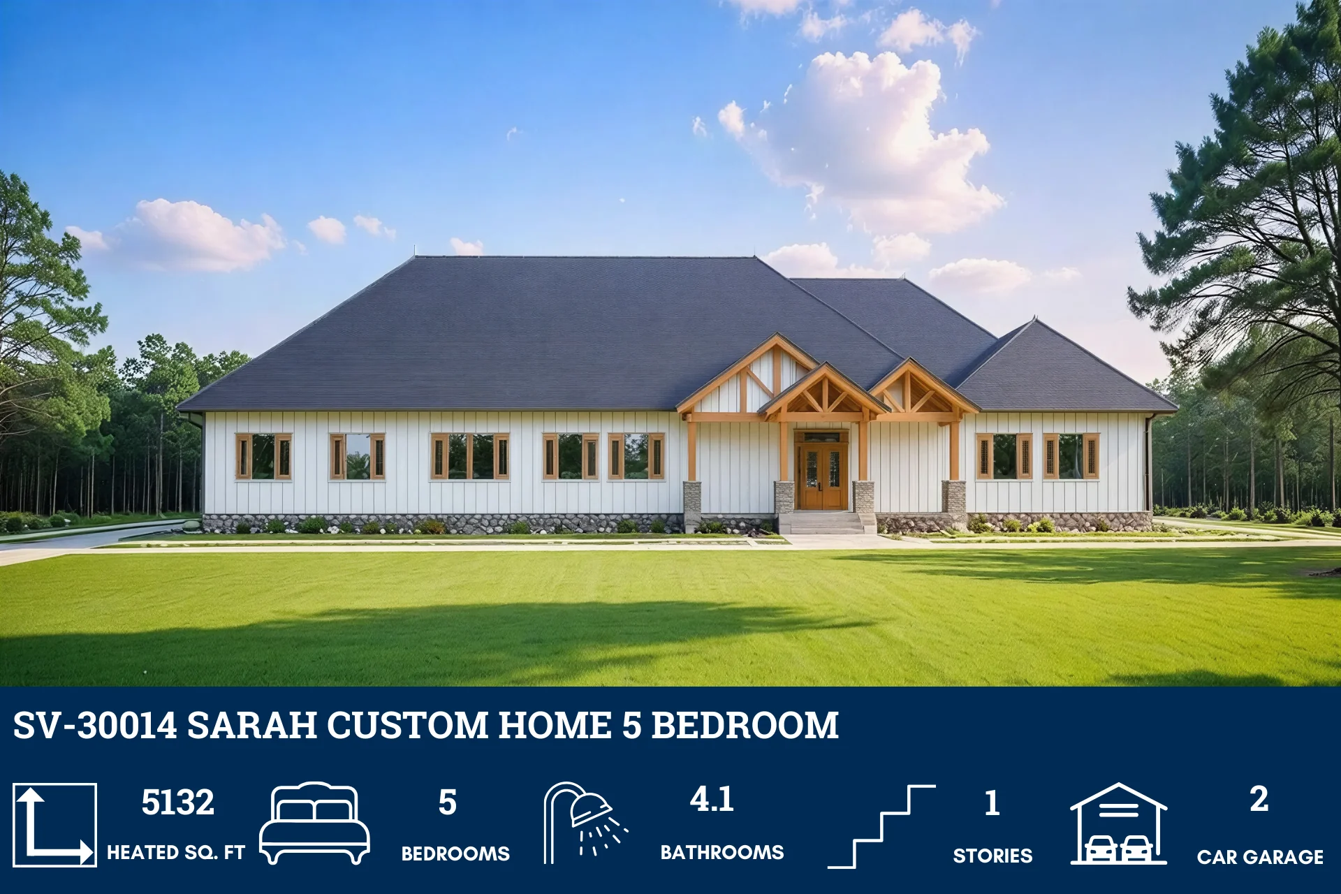 SV-30014 Sarah Custom Home Plan - Image 2